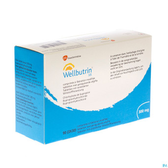 Wellbutrin xr 300 mg tabs 90 x 300 mg