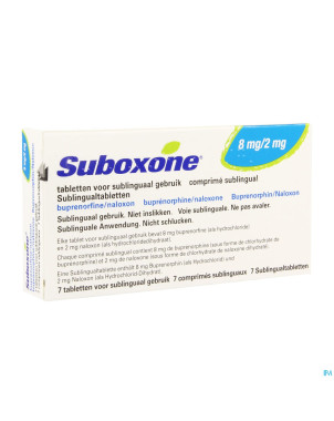 Suboxone 8mg/2,0mg tabl subl  7