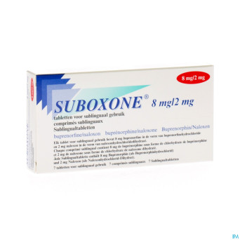 Suboxone 8mg/2,0mg tabl subl  7