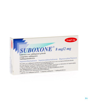 Suboxone 8mg/2,0mg tabl subl  7