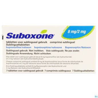 Suboxone 8mg/2,0mg tabl subl  7