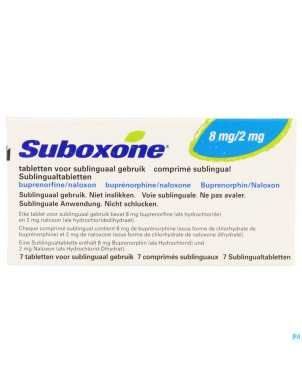 Suboxone 8mg/2,0mg tabl subl  7