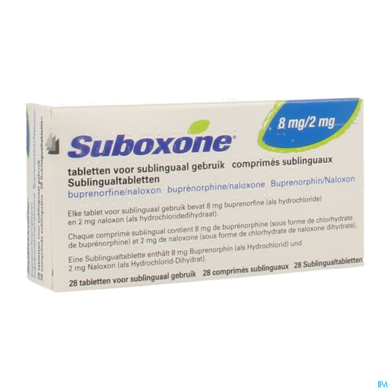 Suboxone 8mg/2,0mg tabl subl 28