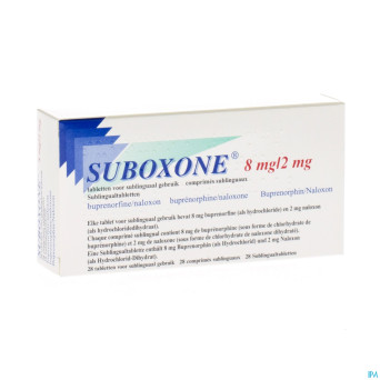 Suboxone 8mg/2,0mg tabl subl 28