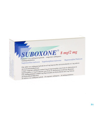 Suboxone 8mg/2,0mg tabl subl 28