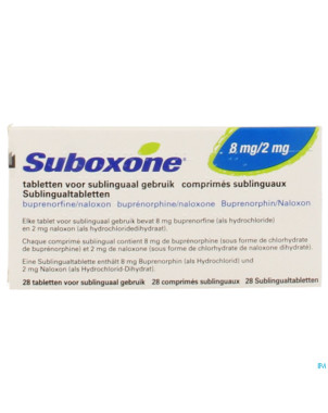 Suboxone 8mg/2,0mg tabl subl 28