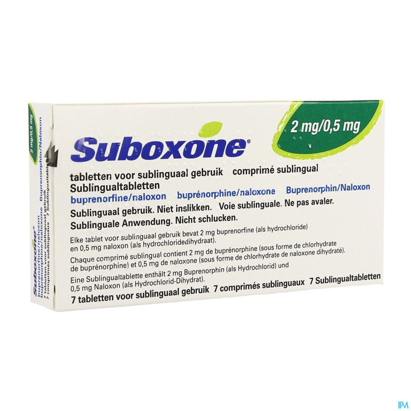 Suboxone 2mg/0,5mg tabl subl  7