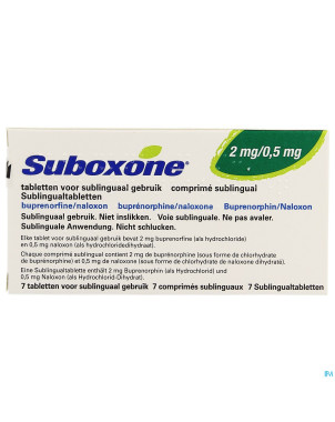 Suboxone 2mg/0,5mg tabl subl  7