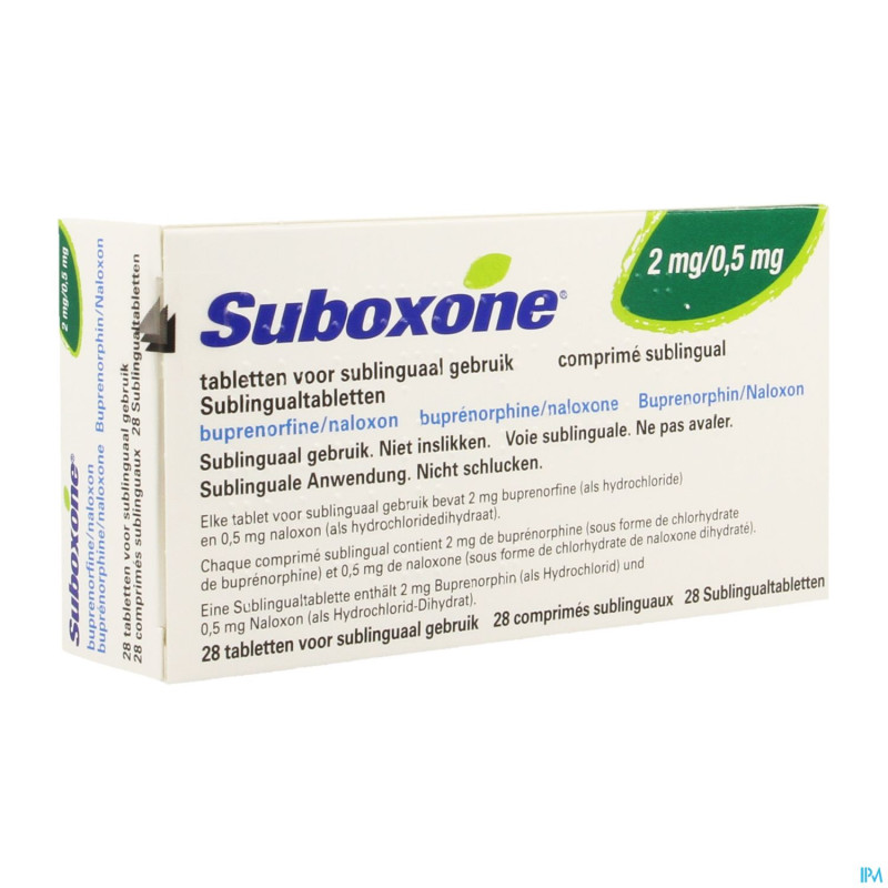 Suboxone 2mg/0,5mg tabl subl 28