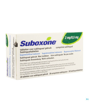 Suboxone 2mg/0,5mg tabl subl 28