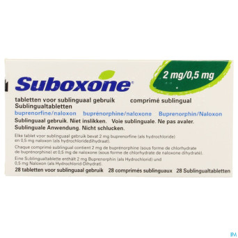 Suboxone 2mg/0,5mg tabl subl 28