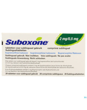 Suboxone 2mg/0,5mg tabl subl 28
