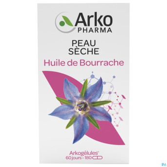Arkogelules huile de bourrache    180