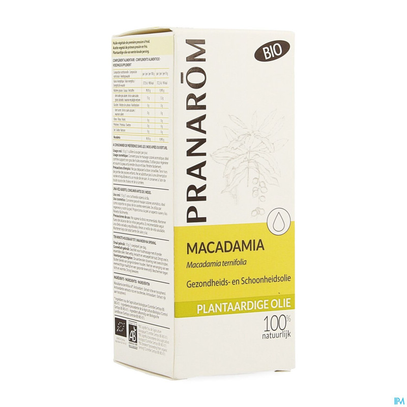 Pranarom hv macadamia bio 50ml