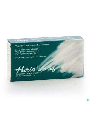 Heria 2,5 mg comp 3 x 28
