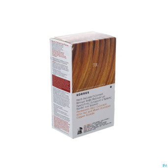 Korres kh baume colorant 7r copper blonde herb