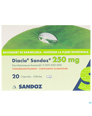 Diaclo sandoz 250mg caps 20