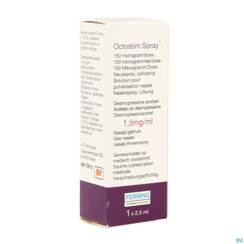 Octostim spray nasal 1,5mg/ml 2,5 ml 150 mcg/dose