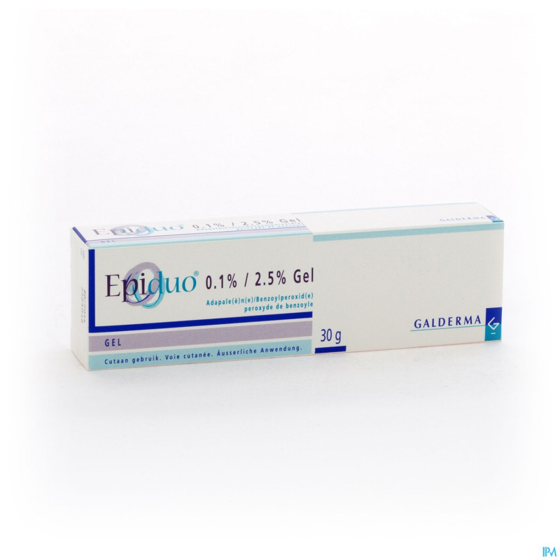 Epiduo 0,1% - 2,5% gel tube 30 g