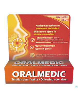 Oralmedic contre aphtes applicateur 3
