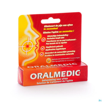 Oralmedic contre aphtes applicateur 3