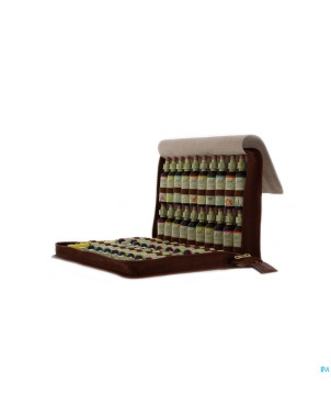 Bach flower remedie set complet boite cuir 40x20ml
