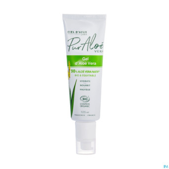 Pur aloe gel aloe vera natif bio tb 125ml bioticas