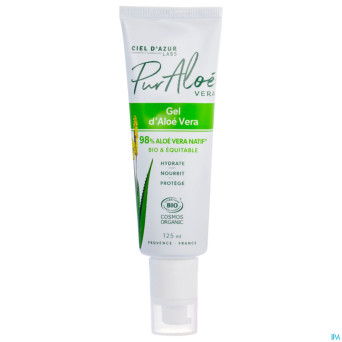 Pur aloe gel aloe vera natif bio tb 125ml bioticas