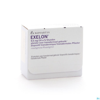 Exelon 9,5mg/24h emplatre transdermal 30