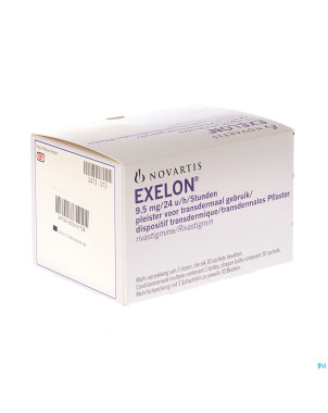 Exelon 9,5mg/24h emplatre transdermal 90