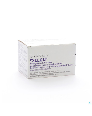 Exelon 9,5mg/24h emplatre transdermal 90