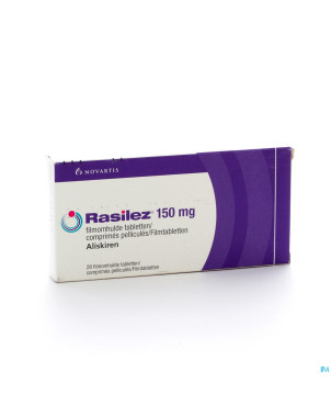 Rasilez 150mg tabl enrob-omhulde tabl 28 x 150 mg