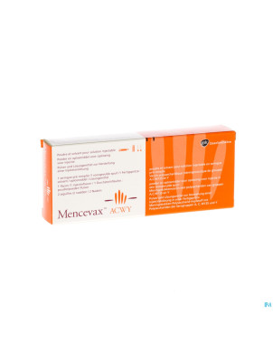 Mencevax acwy seringue 1 x 0,5 ml