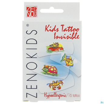 Zenokids tattoo invisible pansement wtp 16