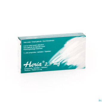 Heria 2,5 mg comp 1 x 28
