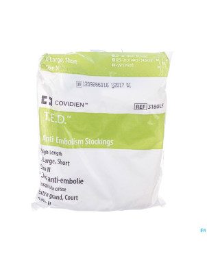 Kendall bas a/thrombo embol.cuisse court xl+ 1pair