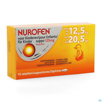 Nurofen enfant 125mg suppo 10x125mg