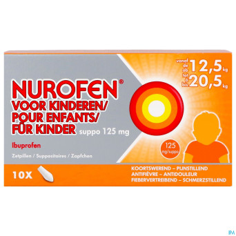 Nurofen enfant 125mg suppo 10x125mg