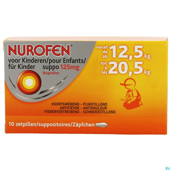 Nurofen enfant 125mg suppo 10x125mg