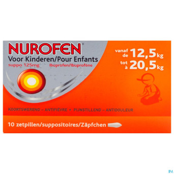Nurofen enfant 125mg suppo 10x125mg