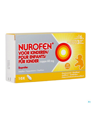 Nurofen enfant  60mg suppo  10x60mg