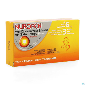 Nurofen enfant  60mg suppo  10x60mg
