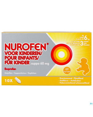 Nurofen enfant  60mg suppo  10x60mg