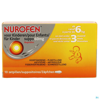 Nurofen enfant  60mg suppo  10x60mg