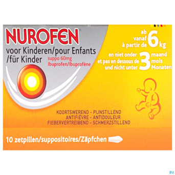 Nurofen enfant  60mg suppo  10x60mg