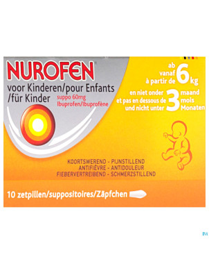 Nurofen enfant  60mg suppo  10x60mg