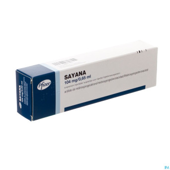 Sayana 104mg/0,65ml susp inj ser preremplie  1