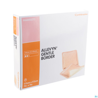 Allevyn gentle border ster 17,5x17,5cm 10 66800273