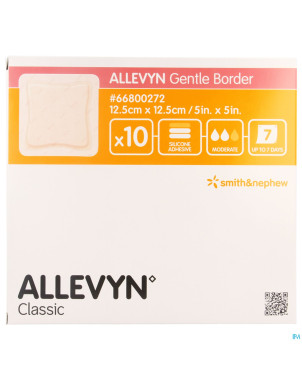 Allevyn gentle border ster 12,5x12,5cm 10 66800272