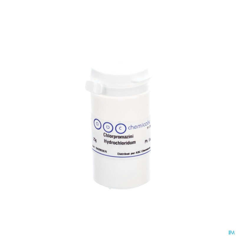 Chlorpromazine hcl    25g abc